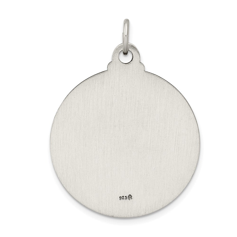 Sterlingsilber Antikisiert Ecce Homo Medaille