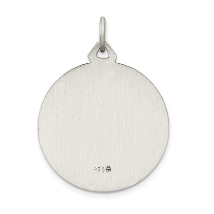 Sterlingsilber Antikisiert Ecce Homo Medaille