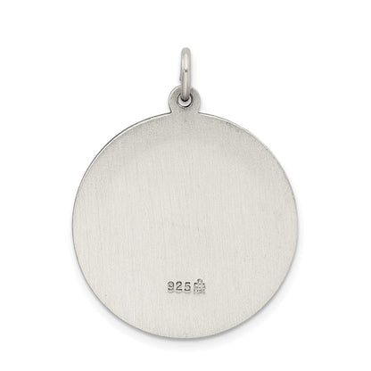 Sterlingsilber Antikisiert Heilig Herz Of Jesus Medaille