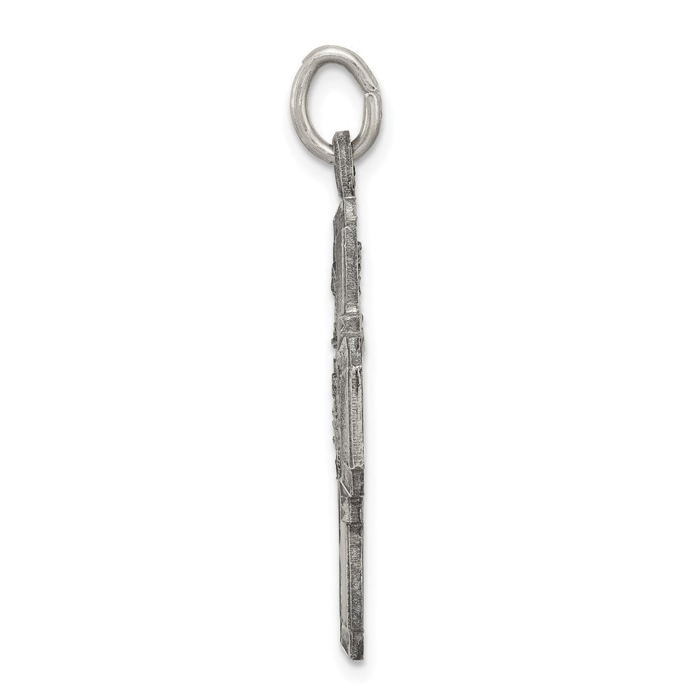 Sterlingsilber Antikisiert 4-way Medaille