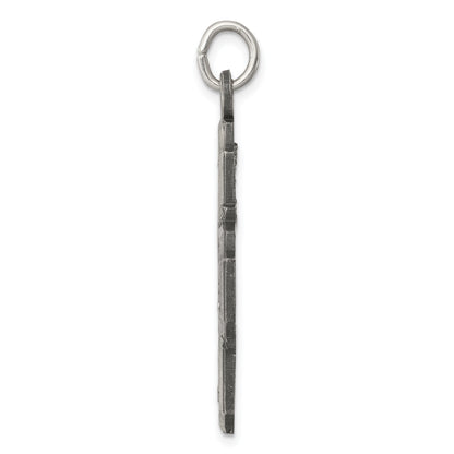 Sterlingsilber Antikisiert 4-way Medaille