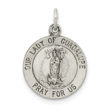 Sterlingsilber Antikisiert Our Damen Of Guadalupe Medaille