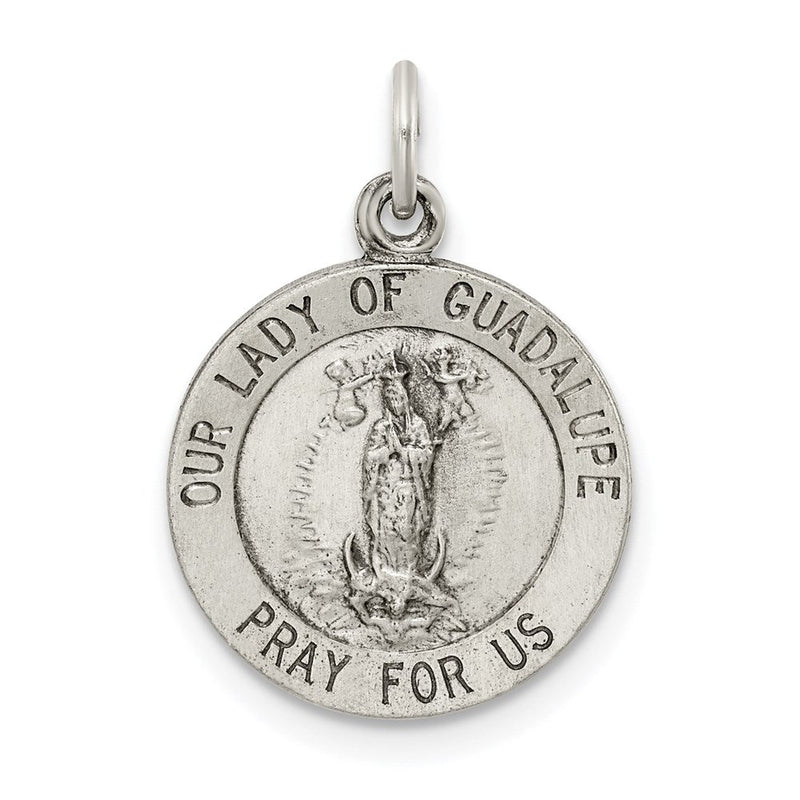 Sterlingsilber Antikisiert Our Damen Of Guadalupe Medaille