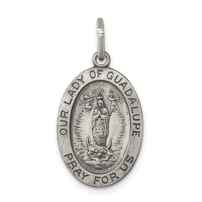 Sterlingsilber Antikisiert Our Damen Of Guadalupe Medaille