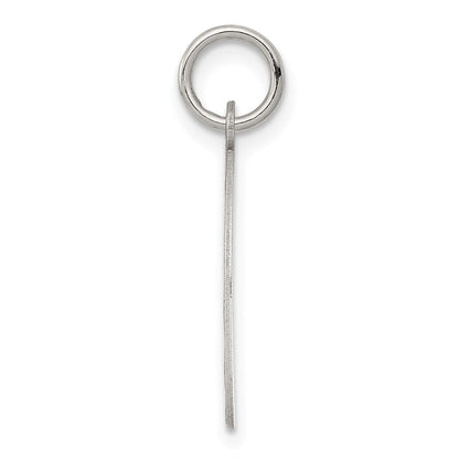 Sterlingsilber Rhodiniert Happy Jahrestag Plättchen Charm