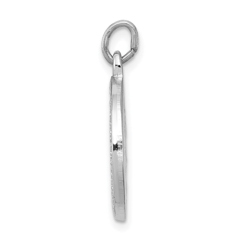 Sterlingsilber Rhodiniert Wundertätig Medaille