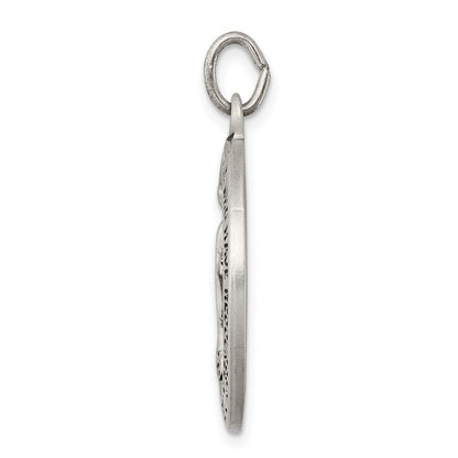 Sterlingsilber Antikisiert Wundertätig Medaille