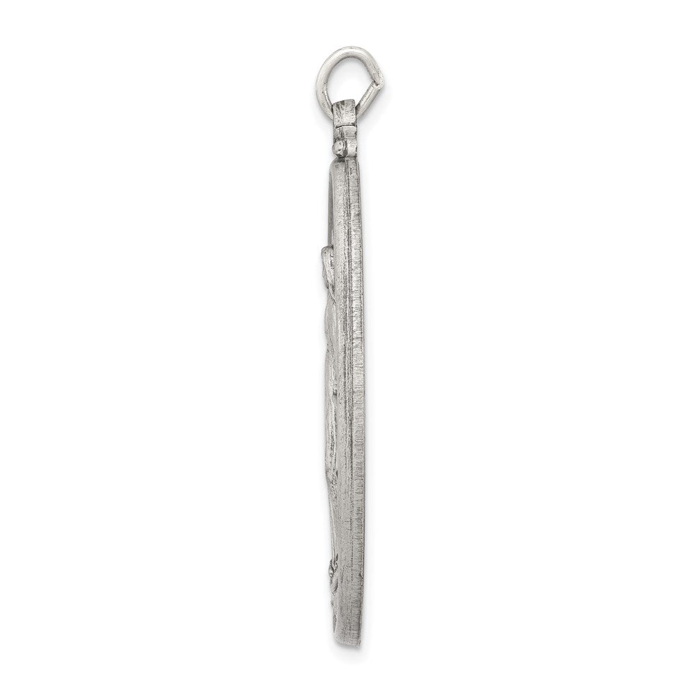 Sterlingsilber Antikisiert Wundertätig Medaille