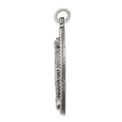 Sterlingsilber Antikisiert Wundertätig Medaille