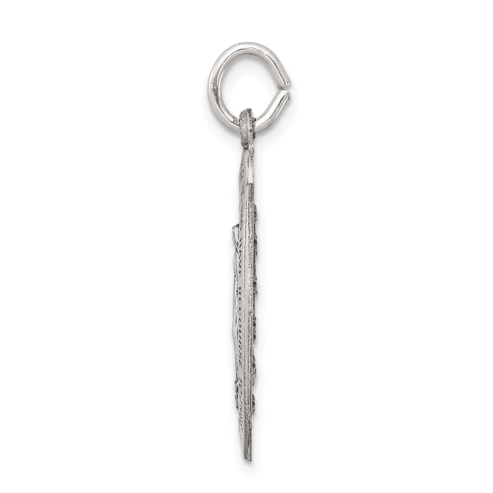 Sterlingsilber Antikisiert Wundertätig Medaille