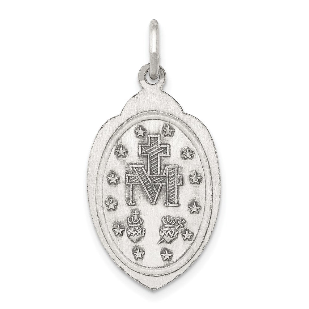 Sterlingsilber Antikisiert Wundertätig Medaille