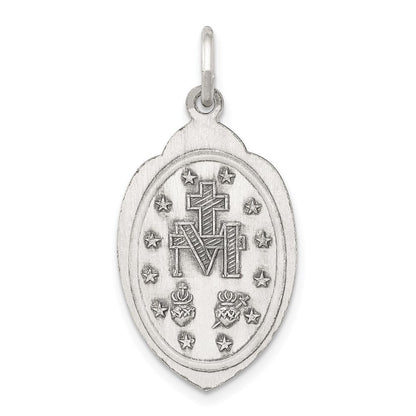 Sterlingsilber Antikisiert Wundertätig Medaille
