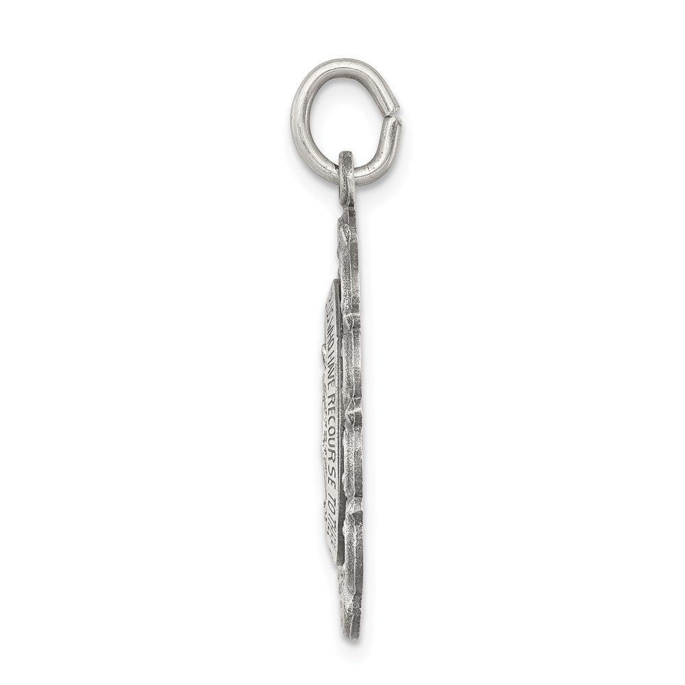 Sterlingsilber Antikisiert Wundertätig Medaille