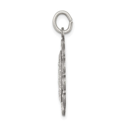 Sterlingsilber Antikisiert Wundertätig Medaille