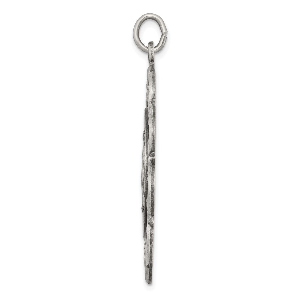 Sterlingsilber Antikisiert Wundertätig Medaille