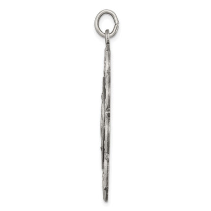 Sterlingsilber Antikisiert Wundertätig Medaille