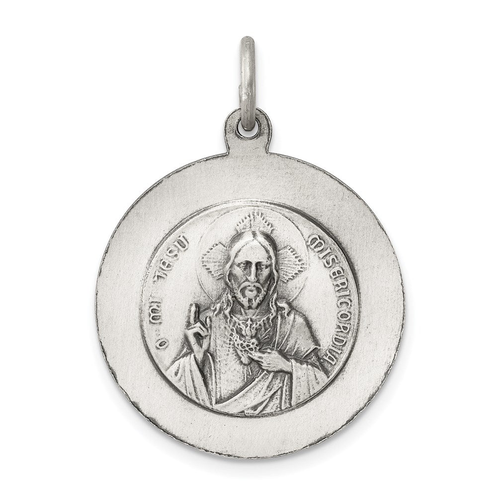Sterlingsilber Antikisiert Queen Of The Heilig Scapular Medaille