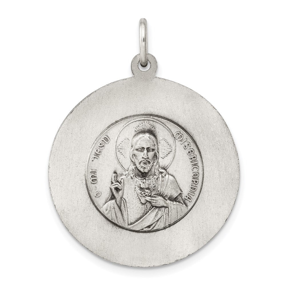 Sterlingsilber Antikisiert Queen Of The Heilig Scapular Medaille
