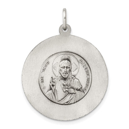 Sterlingsilber Antikisiert Queen Of The Heilig Scapular Medaille