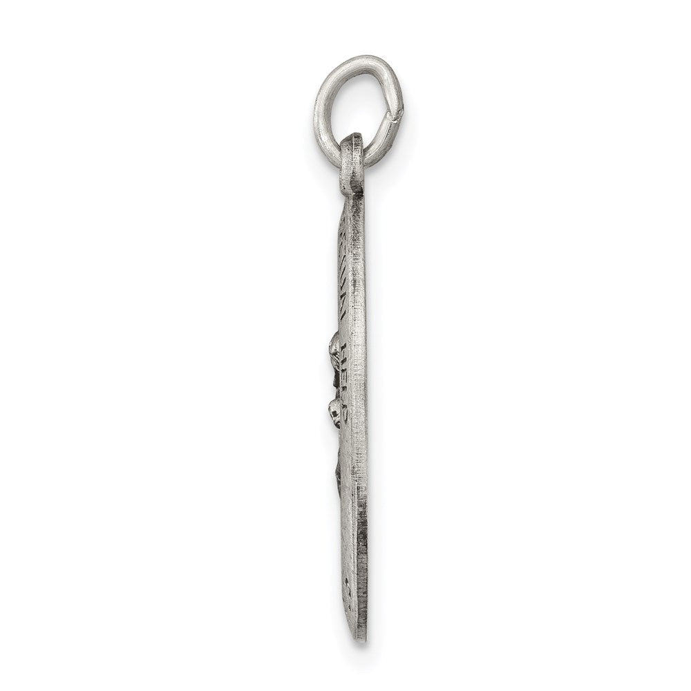 Sterlingsilber Antikisiert Our Damen Of Perpetual Help Oval Medaille