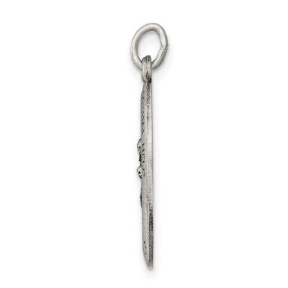 Sterlingsilber Antikisiert Our Damen Of Perpetual Help Oval Medaille