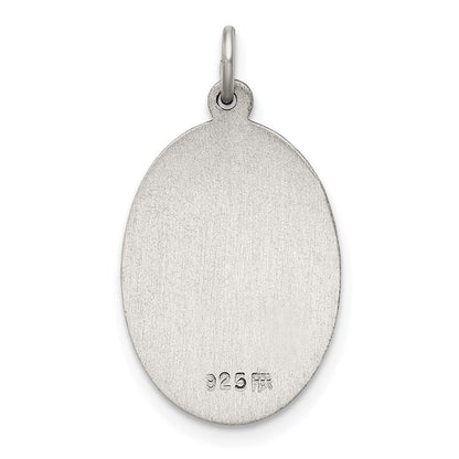 Sterlingsilber Antikisiert Our Damen Of Perpetual Help Oval Medaille
