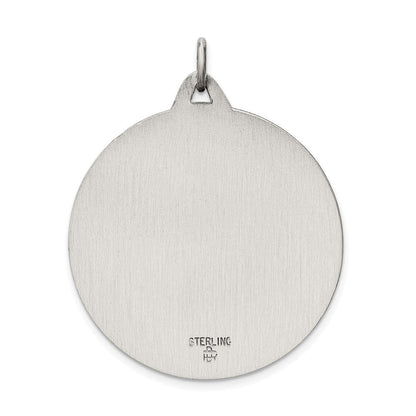 Sterlingsilber Antikisiert St. Christopher Medaille