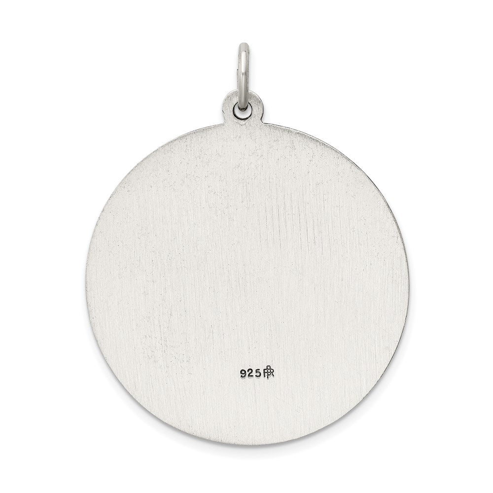 Sterlingsilber Antikisiert St. Christopher Medaille