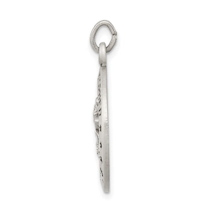 Sterlingsilber Antikisiert St. Christopher Medaille