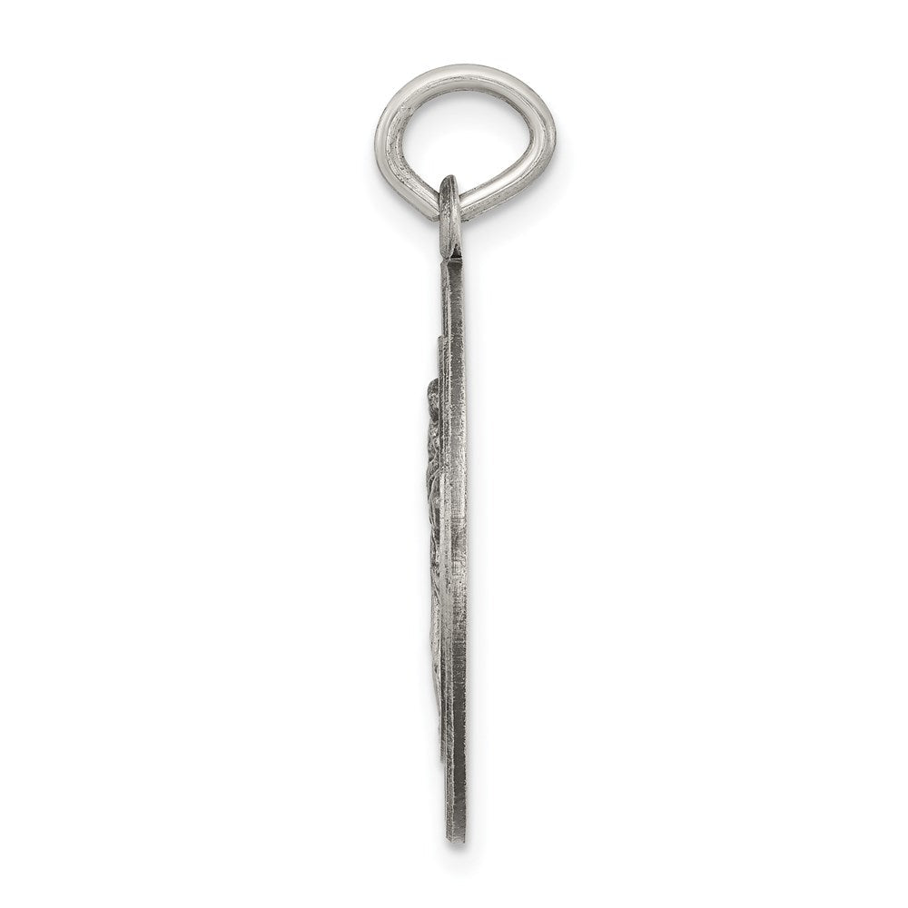 Sterlingsilber Antik St. Christopher Medaille