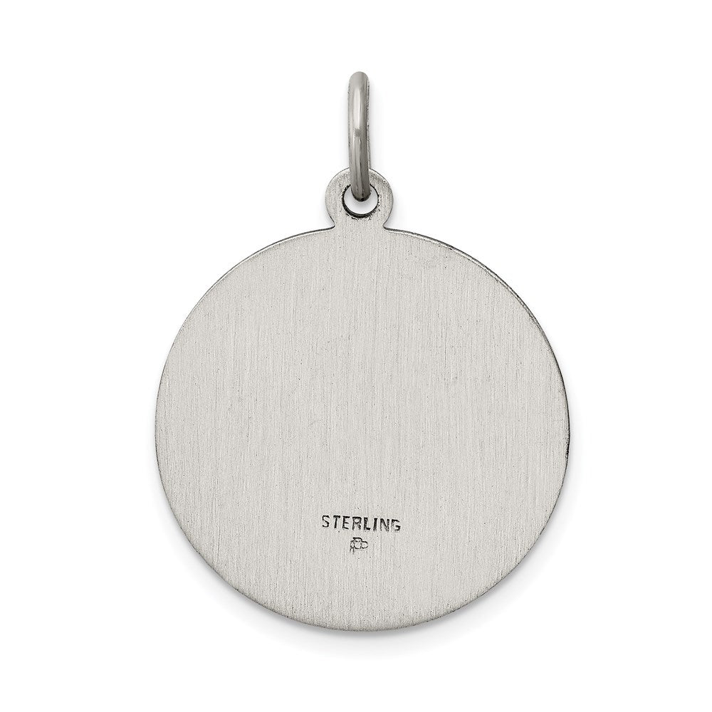 Sterlingsilber Antik St. Christopher Medaille
