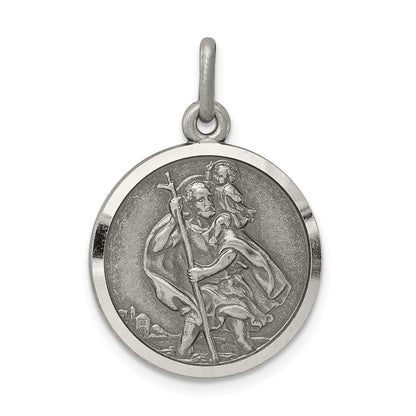 Sterlingsilber St. Christopher Medaille