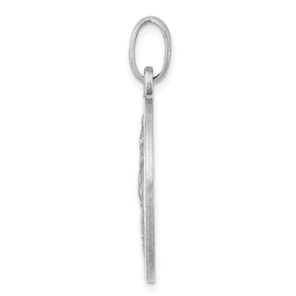 Sterlingsilber Antikisiert St. Christopher Medaille