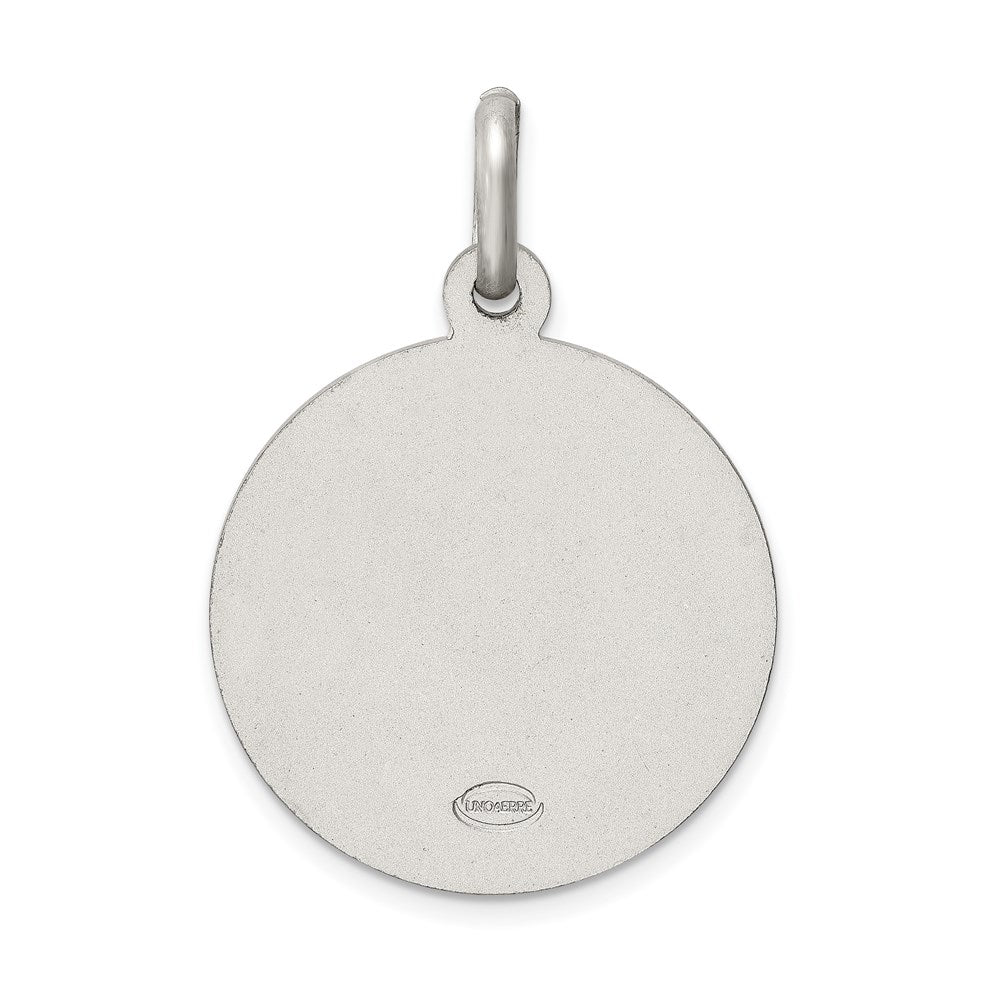 Sterlingsilber Antikisiert St. Christopher Medaille