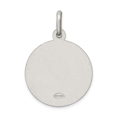 Sterlingsilber Antikisiert St. Christopher Medaille