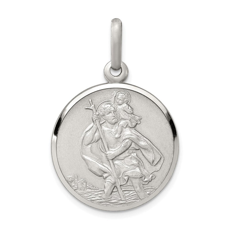 Sterlingsilber St. Christopher Medaille