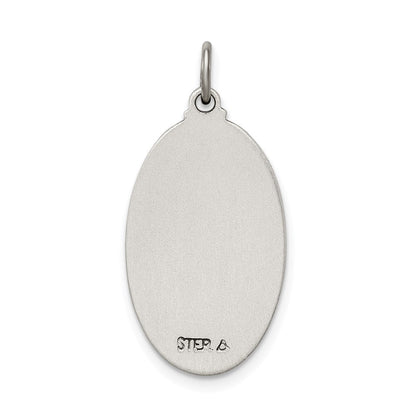Sterlingsilber Antikisiert St. Christopher Medaille