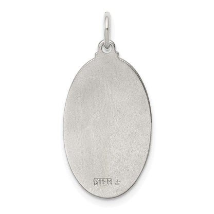 Sterlingsilber Rhodiniert & Vermeil St. Christopher Medaille