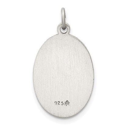 Sterlingsilber Antikisiert St. Christopher Medaille