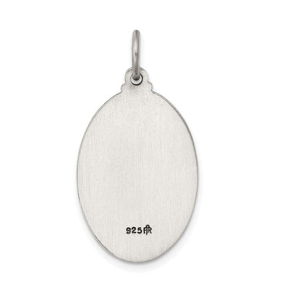 Sterlingsilber Antikisiert St. Christopher Medaille