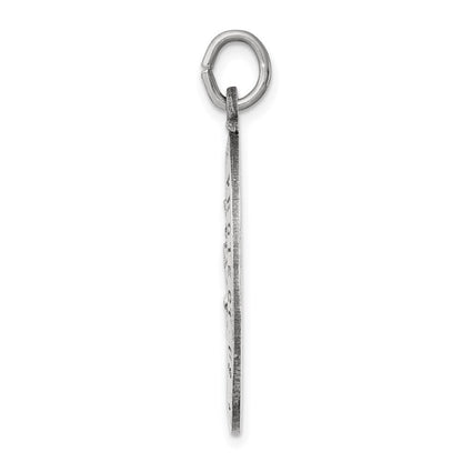 Sterlingsilber Antikisiert St. Christopher Medaille