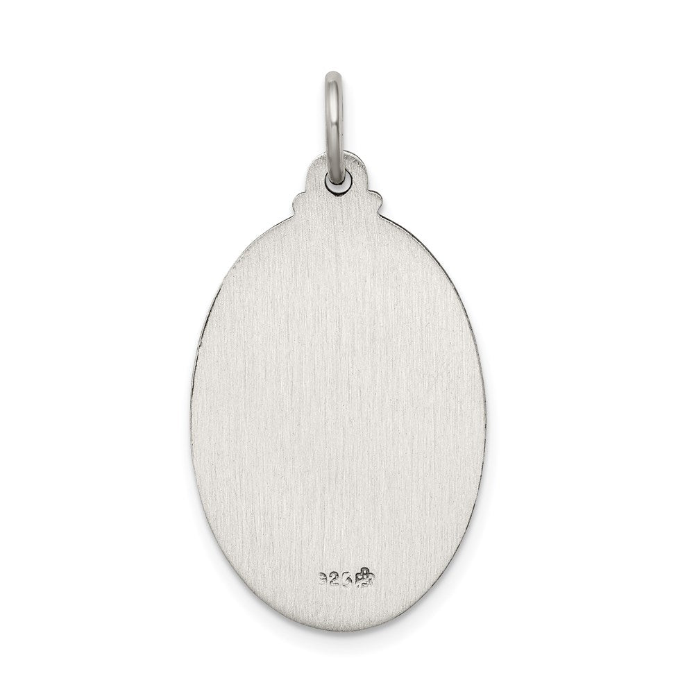 Sterlingsilber Antikisiert St. Christopher Medaille