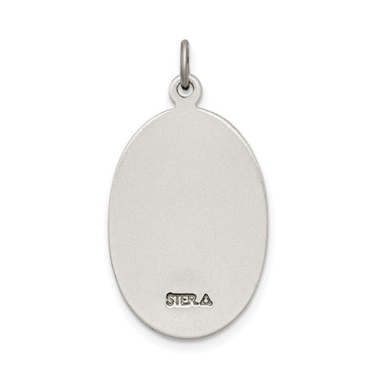 Sterlingsilber Antikisiert St. Christopher Medaille