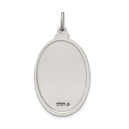 Sterlingsilber Antikisiert St. Christopher Medaille