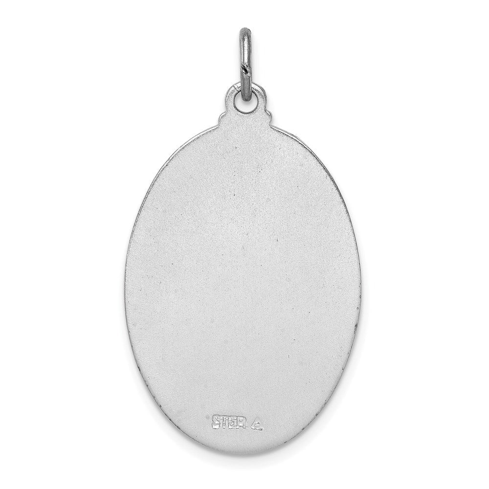 Sterlingsilber Rhodiniert St. Anthony Medaille