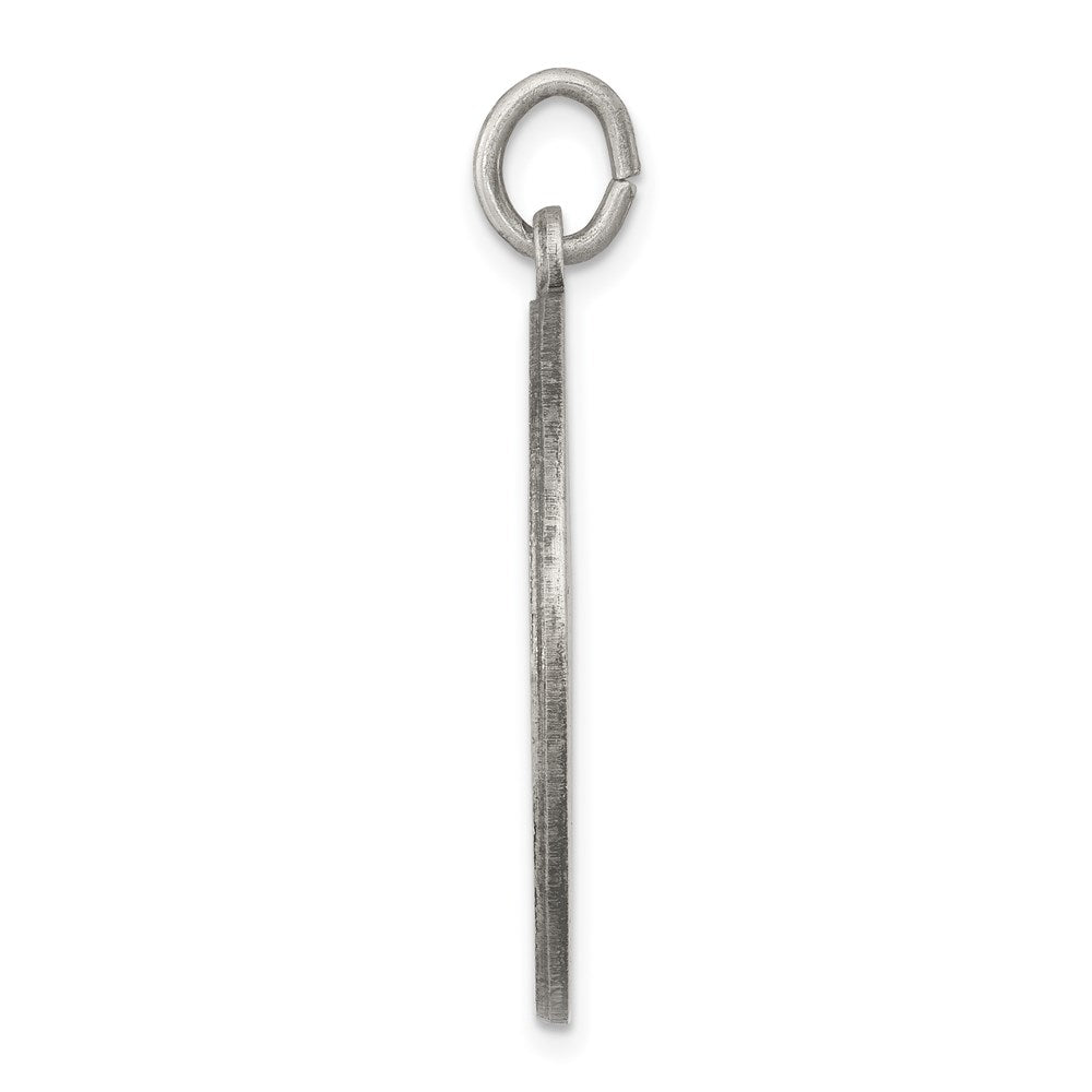 Sterlingsilber Antikisiert Saint Anthony Medaille