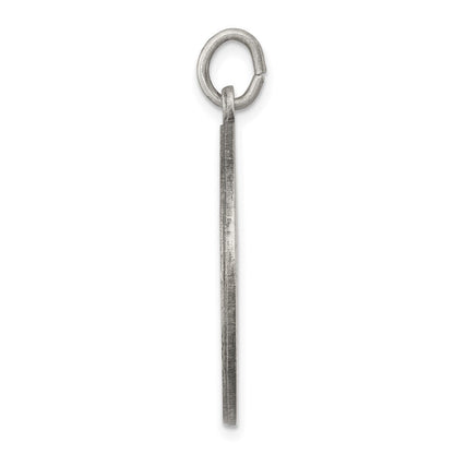 Sterlingsilber Antikisiert Saint Anthony Medaille