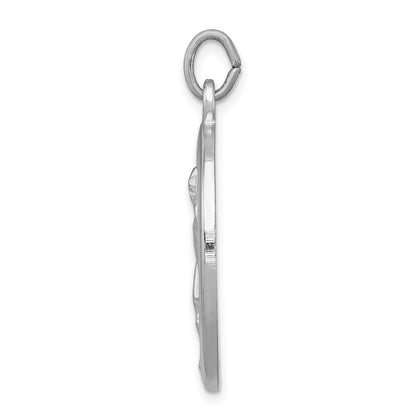 Sterlingsilber Rhodiniert Saint Florian Medaille