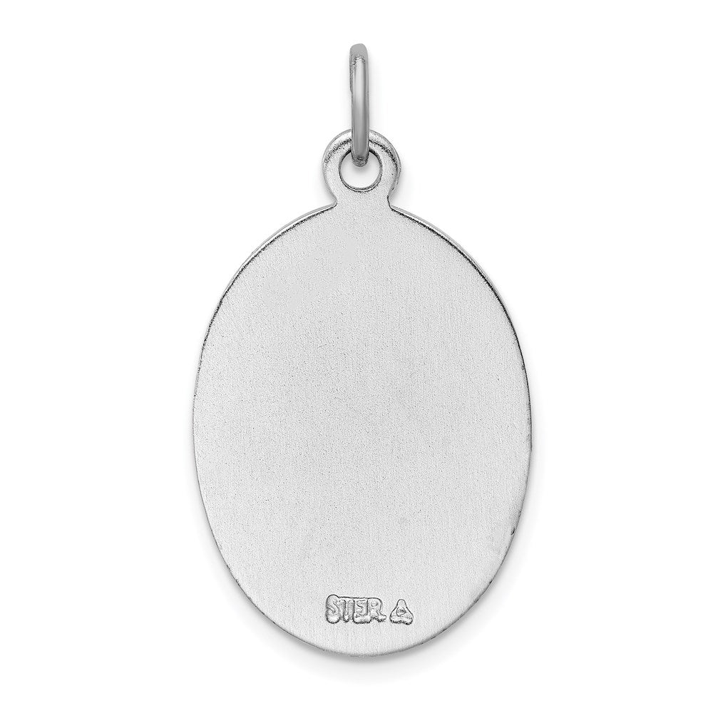 Sterlingsilber Rhodiniert Saint Florian Medaille