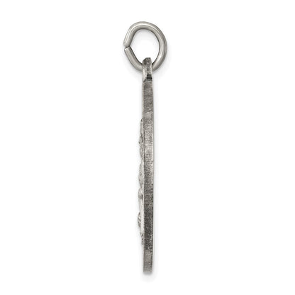 Sterlingsilber Antikisiert Saint Joseph Medaille